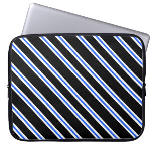 Capa Para Notebook Bolsa de laptop Azul Negro Moderno