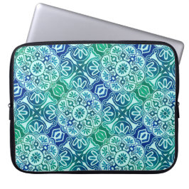 Capa Para Notebook Bolsa de laptop Azul tribal
