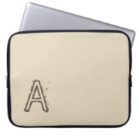 Bolsa de laptop bege