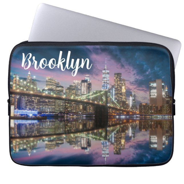 Capa Para Notebook Bolsa de laptop Brooklyn Nova York (Frente)