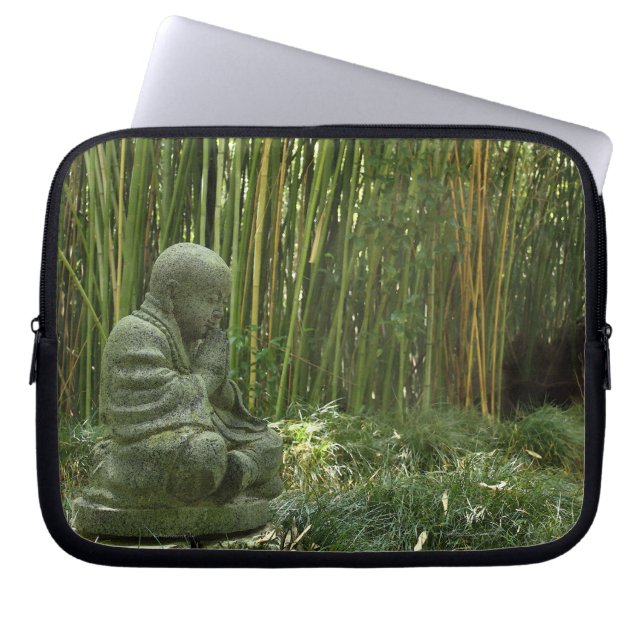 Capa Para Notebook Bolsa de laptop Buda Bamboo (Frente)