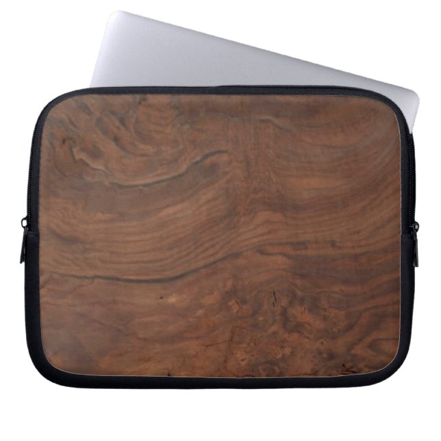 Capa Para Notebook Bolsa de laptop Burl Walnut (Frente)