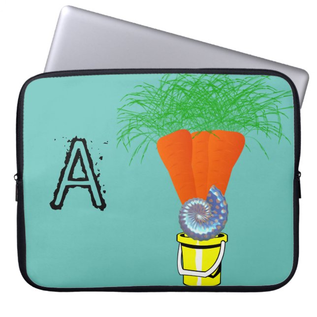 Capa Para Notebook Bolsa de laptop Carrots Beach Shell (Frente)