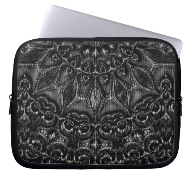 Capa Para Notebook Bolsa de laptop Charcarbonis Mandala (Frente)