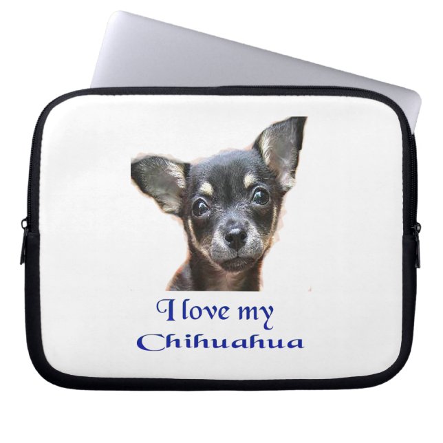 Capa Para Notebook Bolsa de laptop Chihuahua (Frente)