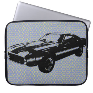 Capa Para Notebook Bolsa de laptop Clássica Americana de Carros Muscu