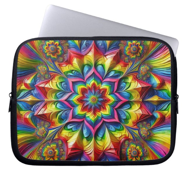 Capa Para Notebook Bolsa de laptop com Design de cores LGBTQ (Frente)