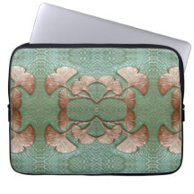 Bolsa de laptop com Folhas Gingko