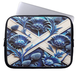 Capa Para Notebook Bolsa de laptop com o Scottish Thistles Design