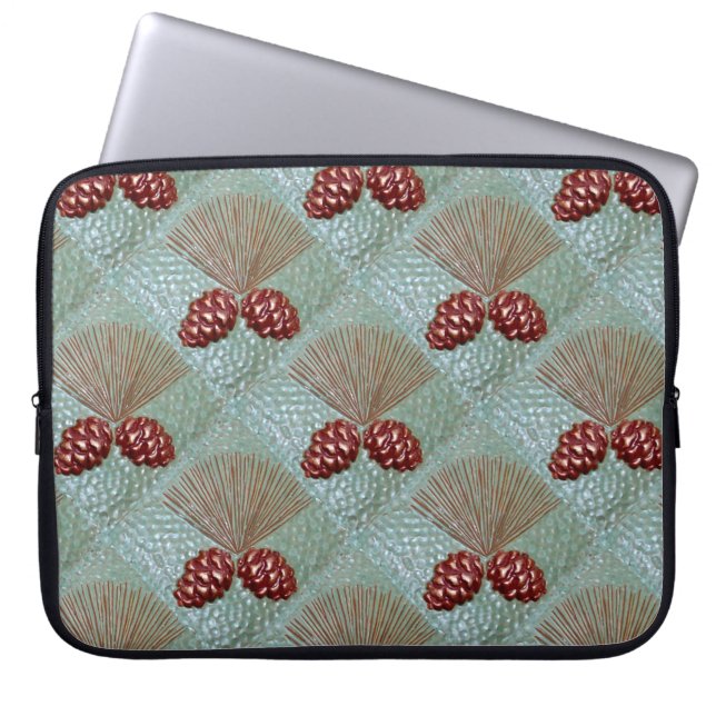 Capa Para Notebook Bolsa de laptop com pinecones Ponderosa (Frente)