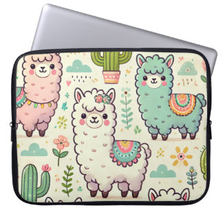 Capa Para Notebook Bolsa de laptop Cozy Alpaca 💼