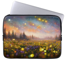 Capa Para Notebook Bolsa de laptop Crystal Fields e Starry Skies