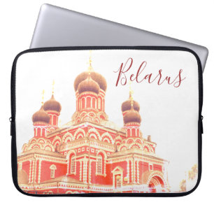 Capa Para Notebook Bolsa de laptop da Arquitetura da Igreja Vermelha