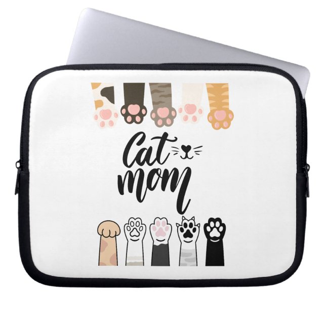 Capa Para Notebook Bolsa de laptop da Cat Mãe - Presente para os Gaqu (Frente)