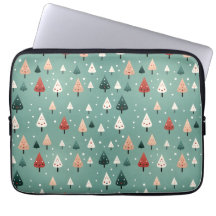 Bolsa de laptop da Floresta de Inverno de Neve