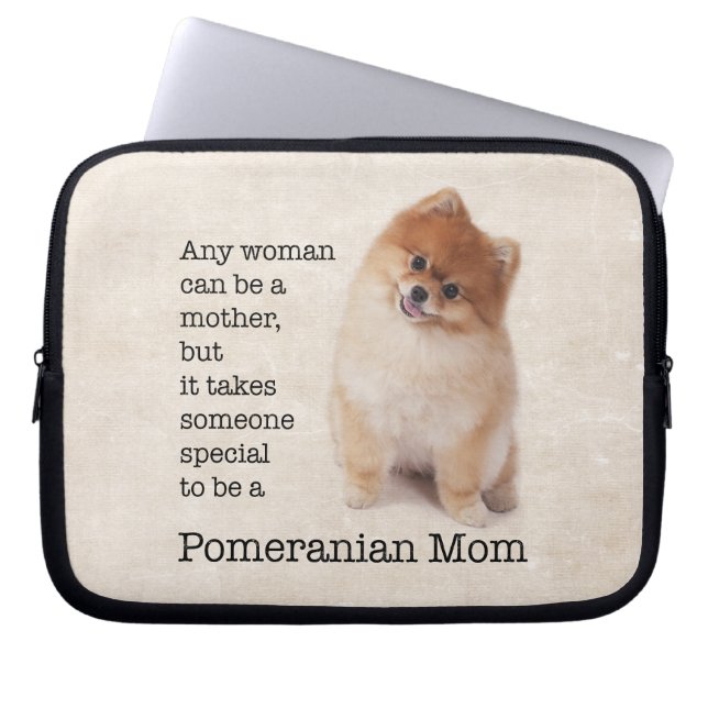 Capa Para Notebook Bolsa de laptop da Mãe da Pomerânia (Frente)