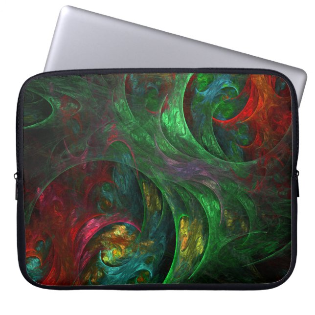 Capa Para Notebook Bolsa de laptop de Abstrato de Arte Genesis (Frente)