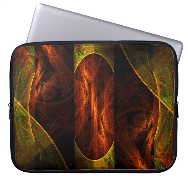 Capa Para Notebook Bolsa de laptop de Abstrato de Arte Mística (Frente)