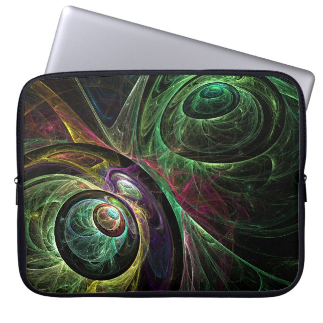 Capa Para Notebook Bolsa de laptop de Abstrato de Olhos para Olhos (Frente)