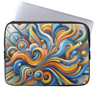 Capa Para Notebook Bolsa de laptop de Abstrato vibrante