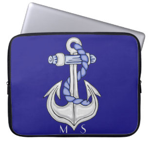 Capa Para Notebook Bolsa de laptop de Âncora Náutica 2 Monograma