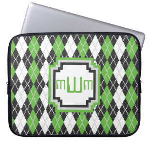 Capa Para Notebook Bolsa de laptop de Argyle Retro