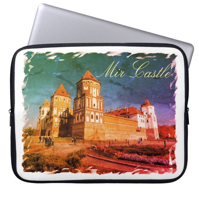 Capa Para Notebook Bolsa de laptop de Arquitetura do Castelo de Belar (Frente)