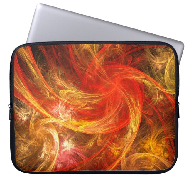 Capa Para Notebook Bolsa de laptop de Arte do Firestorm Nova Abstrato (Frente)