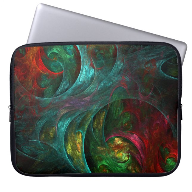 Capa Para Notebook Bolsa de laptop de arte Genesis Nova Abstrato (Frente)