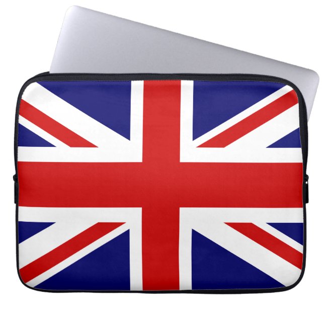 Capa Para Notebook Bolsa de laptop de bandeira britânica | Union Jack (Frente)