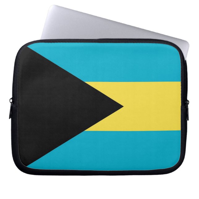 Capa Para Notebook Bolsa de laptop de Bandeira das Bahamas (Frente)