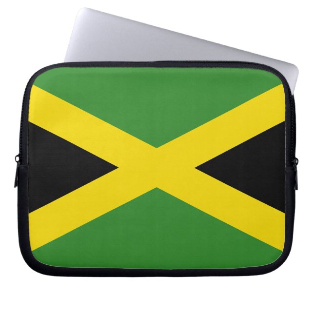 Capa Para Notebook Bolsa de laptop de Bandeira jamaicana (Frente)