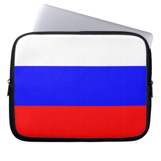 Capa Para Notebook Bolsa de laptop de Bandeira Russa (Frente)