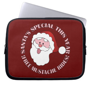 Capa Para Notebook bolsa de laptop de bigode de papais noeis