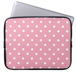 Capa Para Notebook Bolsa de laptop de Bolinhas rosa Rosa