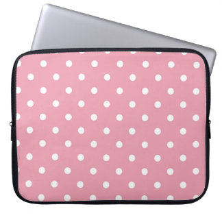 Capa Para Notebook Bolsa de laptop de Bolinhas rosa Rosa