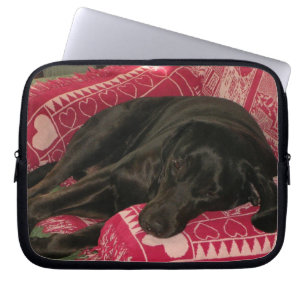 Capa Para Notebook Bolsa de laptop de Cachorro Sonolento