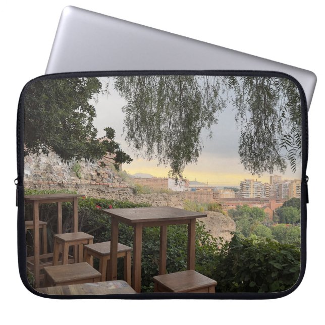 Capa Para Notebook Bolsa de laptop de Café Externo Encantador (Frente)