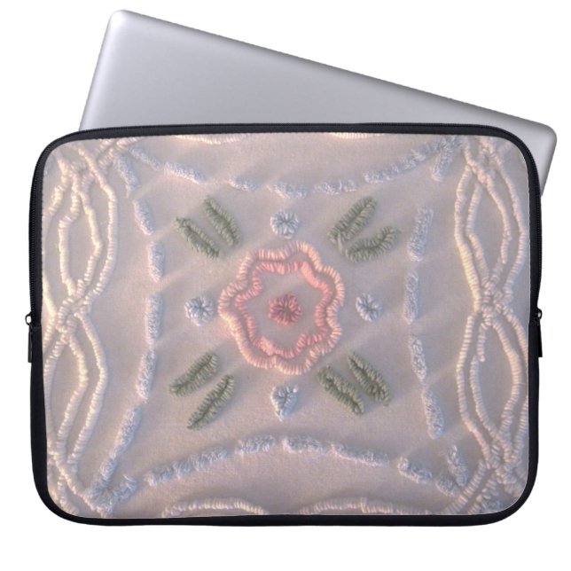 Capa Para Notebook Bolsa de laptop de Chenille (Frente)