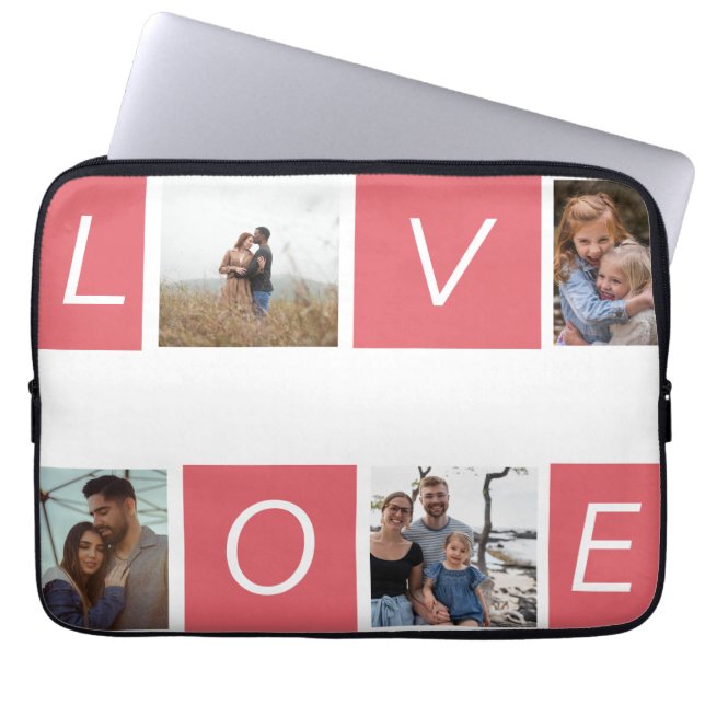 Capa Para Notebook Bolsa de laptop de Colagem de Fotografias do Custo (Frente)
