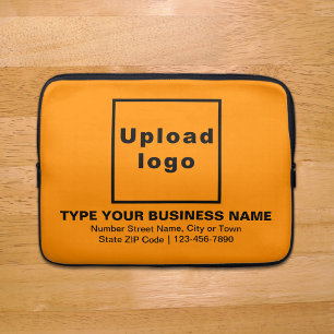 Capa Para Notebook Bolsa de laptop de cor laranja da Marca comercial