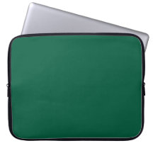 Bolsa de laptop de cor sólida verde-caçador
