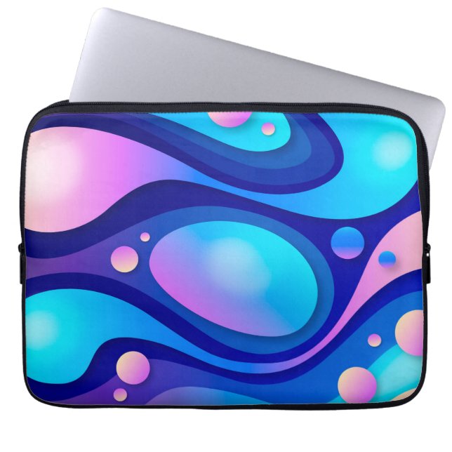 Capa Para Notebook Bolsa de laptop de design abstrato (Frente)