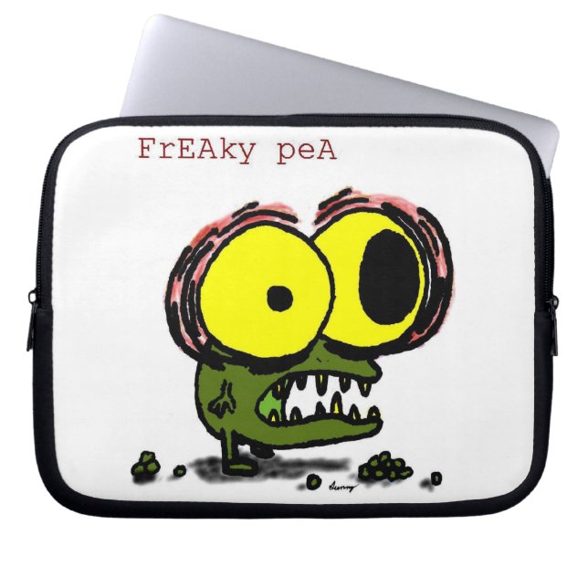 Capa Para Notebook Bolsa de laptop de Ervilha (Frente)