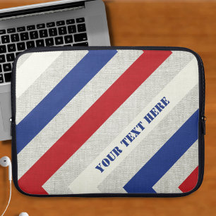 Capa Para Notebook Bolsa de laptop de faixa náutica