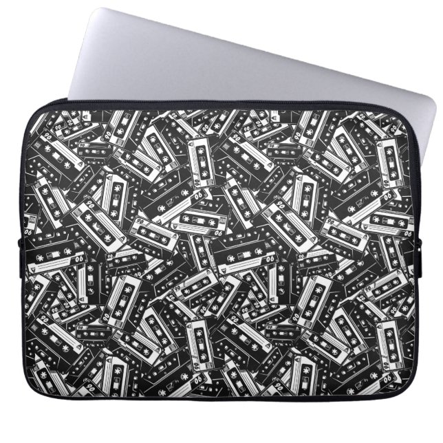 Capa Para Notebook Bolsa de laptop de fita cassete retrorreflectora - (Frente)