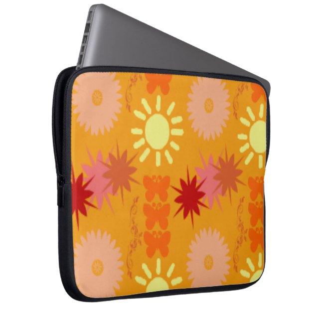 Capa Para Notebook Bolsa de laptop DE FLORES SUNSHINE - PRESENTES DE  (Frente Esquerda)