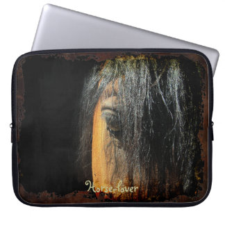 Capa Para Notebook Bolsa de laptop de Foto de Olho de Cavalo Apelido