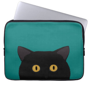 Capa Para Notebook Bolsa de laptop de Gato Negro