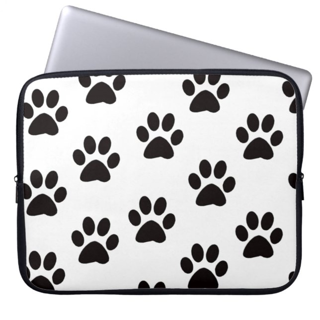 Capa Para Notebook Bolsa de laptop de impressões de pata de gato (Frente)